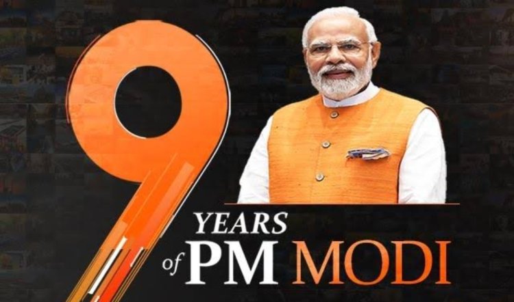 9 Years of Modi Govt:- सरकार के 9 साल पूरे होने पर बोले PM मोदी,  'भारत के निर्माण के लिए करते रहेंगे मेहनत '