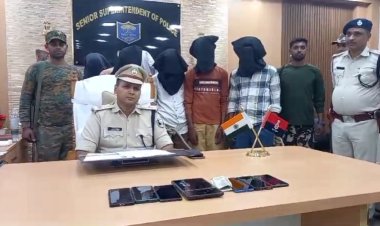 गया में लघु ऋण देने वाली कंपनी के कर्मियों से लूटपाट करने वाले 6 अपराधियों को पुलिस ने पकड़ा, ये सारे सामान बरामद