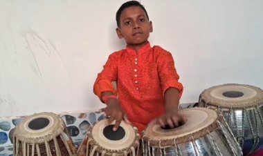 गया का नन्हा तबला वादक: तबले का जादूगर है 10 साल का शाश्वत, इसकी थिरकती जादुई उंगलियां कह उठती हैं 'वाह उस्ताद वाह'