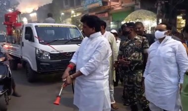 गया में कोरोना की तरह होगा डेंगू पर वार, सड़कों पर उतरे मेयर, आधुनिक मशीनों से हुई फॉगिंग अभियान की शुरुआत