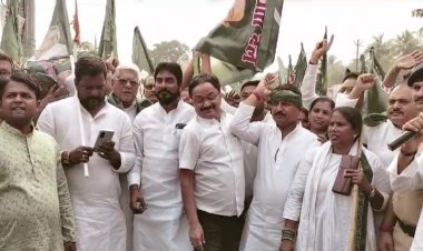 दरभंगा के ज्वलनशील मुद्दे को लेकर मोदी सरकार के खिलाफ इंडिया गठबंधन ने निकाली पद यात्रा