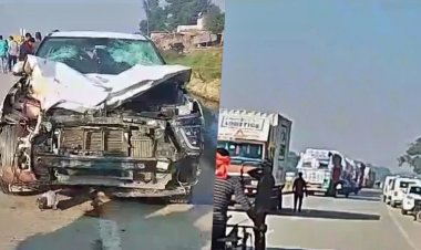 बक्सर में तेज रफ्तार कार ने तीन लोगों को रौंदा, दिल्ली से दरभंगा जा रही थी कार