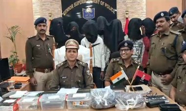 गया पुलिस ने फ्लिपकार्ट-अमेजॉन लूटकांड का किया खुलासा, 7 अपराधियों को हथियार और लूट का सामान समेत दबोचा