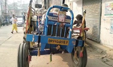 स्कूल जा रही साइकिल सवार छात्रा को ट्रैक्टर ने कुचलकर मार डाला, पिता पर टूटा पहाड़