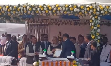 नवादा के पौरा पहुंचे सीएम नीतीश कुमार,''गंगा जल आपूर्ति योजना'' का किया लोकार्पण