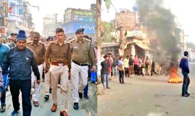 मुजफ्फरपुर में सुबह-सुबह बीच चौराहे पर अपराधियों ने युवक को ठोका, घटना के बाद भारी बवाल