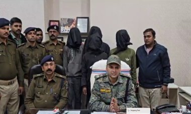 गया में हथियार समेत तीन अपराधी गिरफ्तार, टोटो चालक को मारी थी गोली, नाबालिग भी था शामिल, रुपये भी बरामद