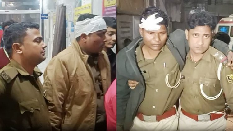 बिहार में छापेमारी करने गई पुलिस टीम पर जानलेवा हमला, दो पुलिसकर्मी बुरी तरह घायल