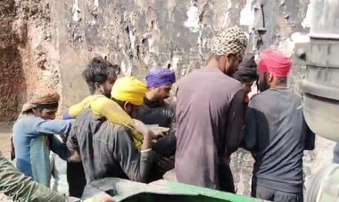 पटना साहिब गुरुद्वारा में नवनिर्मित भवन के निर्माण के दौरान मिट्टी धसने से कई मजदूर दबे, मचा हाहाकार