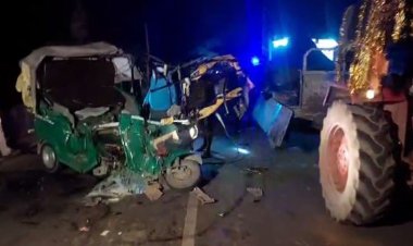 लखीसराय में ट्रक और ऑटो की भीषण भिड़ंत, ऑटो के उड़े परखच्चे, 9 लोगों की मौत