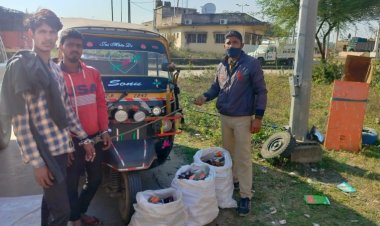 नवादा में टेम्पों में तहखाना बनाकर होली के लिए किया जा रहा था शराब भंडारण, उत्पाद विभाग ने किया जब्त