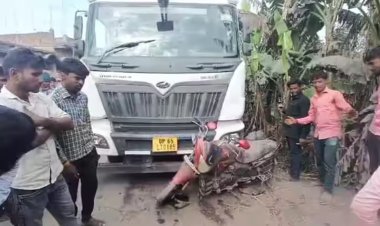 बिहार में घर के दरवाजे पर बैठे सास-बहू को ट्रक ने रौंदा, पांच लोग घायल, हंगामा