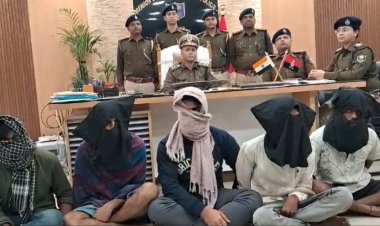 गया पुलिस ने साइबर फ्रॉड करने वाले 5 अपराधियों दबोचा, फर्जी आधार कार्ड से अकाउंट खुलवाकर पैसे की करते थे निकासी