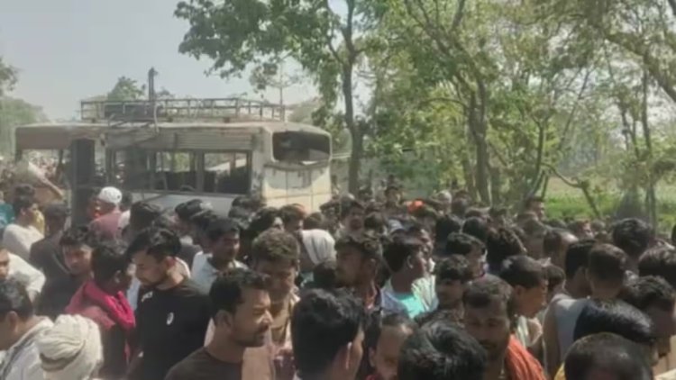 समस्तीपुर में 30 लोगों से खचाखच भरी बस पलटी, स्कूली छात्रा समेत तीन की मौत, मातम