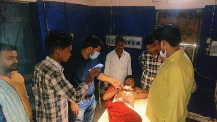 नवादा में बाईक सवार अज्ञात बदमाशों ने युवक क़ो चाकू मारकर किया जख्मी
