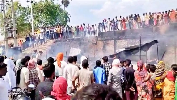 सासाराम में झोपड़ी में लगी आग, 6 लोगों की झुलसकर मौत, पसरा मातम