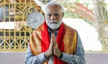 लोकसभा चुनाव प्रचार से पहले पीएम मोदी ने तेलंगाना के मंदिर में की पूजा-अर्चना