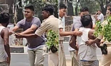 नालंदा में बिहार पुलिस की दबंगई, गाड़ी ठीक कराने पहुंचे दारोगा और सिपाहियों ने गाड़ी मिस्त्री को जमकर पीटा