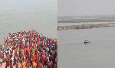 पटना के बाढ़ में बड़ा हादसा, गंगा दशहरा का स्नान कर लौट रहे 17 लोगों से भरी नाव पलटी, 4 लापता