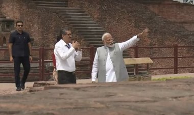 प्रधानमंत्री नरेंद्र मोदी पहुंचे बिहार, नालंदा यूनिवर्सिटी के नए कैंपस का थोड़ी देर में करेंगे उद्घाटन