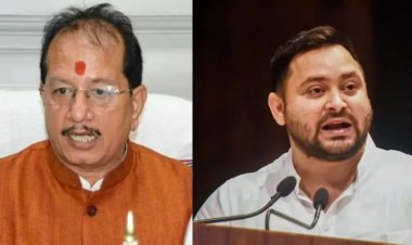 विजय सिन्हा ने तेजस्वी को फिर घेरा, कहा- घड़ियाली आंसू बहाना बंद करें, न्याय का समय है, बच्चों के भविष्य के साथ कब तक करेंगे खिलवाड़?