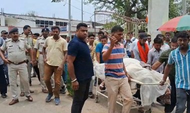 गया में कैदी की मौत पर बवाल  पहले अस्पताल में किया हंगामा, फिर बीच सड़क शव रखकर मचाया बवाल