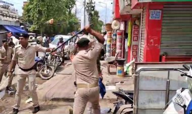 पटना में विधानसभा मार्च निकाल रहे कांग्रेस के युवा कार्यकर्ताओं को पुलिस ने दौड़ा-दौड़ाकर सोंटा, धक्का-मुक्की भी हुई