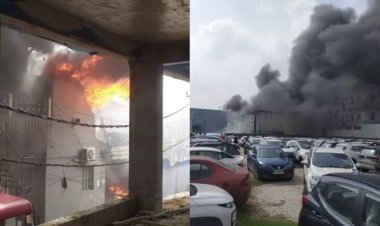 पटना में फोर्ड के सर्विस सेंटर में लगी भीषण आग, मची अफरा-तफरी, दर्जनों गाड़ियां जलकर खाक