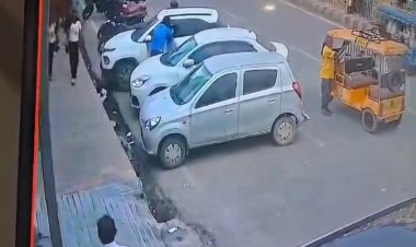 पटना में इधर पार्किंग में कार खड़ी कर होटल में खाने गया कारोबारी, उधर चोर गाड़ी का शीशा तोड़कर साढ़े बारह लाख  रुपया लेकर हो गया चंपत