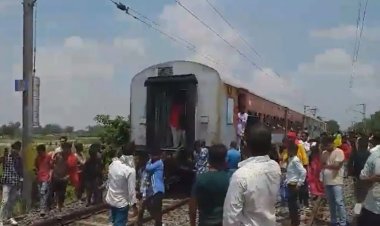 बिहार में बड़ा रेल हादसा टला, दो हिस्सों में बंटी नई दिल्ली जा रही बिहार संपर्क क्रांति एक्सप्रेस, डिब्बों से अलग हुआ इंजन