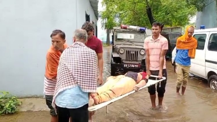 नवादा में भैसुर संग बाइक पर अपने गांव लौट रही महिला की गोली मारकर हत्या, पुरानी रंजीश को लेकर अपराधियों ने घटना को दिया अंजाम