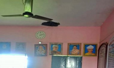 बिहार में सरकारी स्कूल पर गिरी छप्परफाड़ बिजली, स्कूल के छत में हुआ छेद, बाल-बाल बचे हेडमास्टर