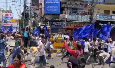 पटना के डाकबंगला चौराहे पर मच गया बवाल, पुलिस ने प्रदर्शनकारियों को दौड़ा-दौड़ाकर सोंटा, इतने गिरफ्तार