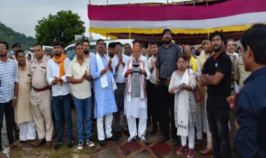 अरण्य अभियान के तहत मंत्री डॉ. प्रेम कुमार ने किया आकाशीय वृक्षारोपण, ड्रोन की मदद से गिराए 25 हजार पौधों के बीज