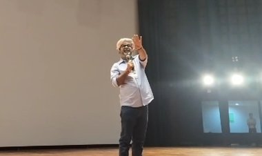 खान सर के गुरु अवध ओझा पहुंचे पटना, छात्रों को दिया IAS-IPS बनने का मंत्र..