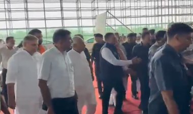सीएम नीतीश दोनों डिप्टी सीएम के साथ पहुंच गए एयरपोर्ट, करने लगे निरीक्षण..