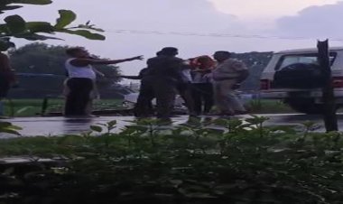 नवादा में डायल 112 पुलिस टीम पर लाठी-डंडे से हमला, उपद्रवियों ने पुलिस वाहन को भी किया क्षतिग्रस्त