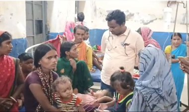 आंगनबाड़ी में विषाक्त भोजन खाने से 14 बच्चे बीमार, खिचड़ी में निकला था छिपकली