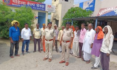शिवसागर थाना परिसर में थानाध्यक्ष राकेश गोसाई के अध्यक्षता में कराया गया गुंडा परेड