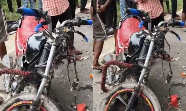 दरभंगा में भीषण सड़क हादसा, दो बाइक की आमने-सामने भिड़ंत में तीन लोगों की दर्दनाक मौत