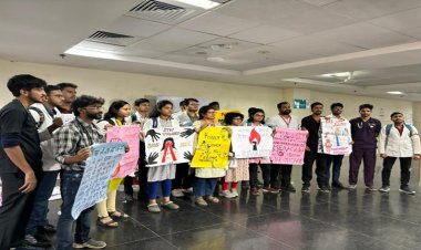 पश्चिम बंगाल के डॉक्टरों के समर्थन में उतरा पटना एम्स RDA, न्याय और सुरक्षित कार्यस्थल की मांग के लिए प्रतीकात्मक भूख हड़ताल और सभा का आयोजन