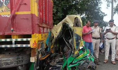 बिहटा में तेज रफ्तार का कहर: ट्रक ने खड़ी ऑटो में मारी टक्कर, ऑटो सवार युवक की मौत, बाल-बाल बचा चालक
