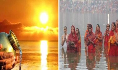 उदीयमान सूर्य को अर्घ्य देने के साथ छठ महापर्व का हुआ समापन, व्रतियों ने ऐसी कामना की..