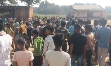ट्रक की चपेट में आने से बुजुर्ग की मौत , गुस्साए परिजनों में जमकर बवाल काटा