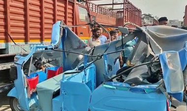 बिहार में भीषण सड़क हादसा, बेलगाम ट्रक ने ऑटो में मारी टक्कर, एक बच्चे की मौत, तीन की हालत गंभीर
