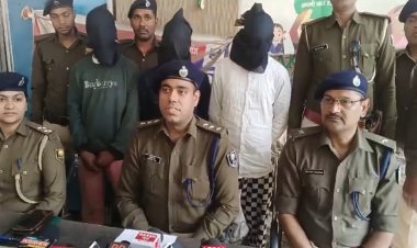 पटना में अवैध हथियार तस्करों के खिलाफ पुलिस का बड़ा एक्शन, तीन तस्करों को यहां से टांगा, जेल के अंदर से था नेटवर्क