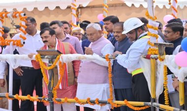 CM नीतीश ने पटना मेट्रो रेल परियोजना के निर्माण कार्यों का लिया जायजा,  थर्ड TBM ब्रेक थ्रू का बटन दबाकर किया शुभारंभ