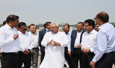 पटना एयरपोर्ट के निरीक्षण के बाद सीधे बिहटा पहुंच गए मुख्यमंत्री..अंतर्राष्ट्रीय हवाई अड्डा को लेकर अधिकारियों को दिए ये निर्देश