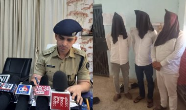 लोडेड पिस्टल और शराब की बोतलों के साथ काले रंग की स्कॉर्पियो में सवार तीन बदमाश गिरफ्तार