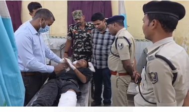 रंगदारी की रकम लेने पहुंचे बदमाशों से पुलिस की मुठभेड़, एक बदमाश को पैर में लगी गोली